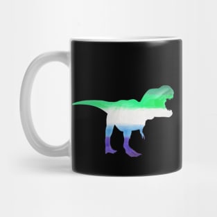 Subtle MLM T-rex - Gay (Men Loving Men) Love Dinosaur Mug